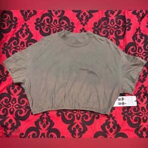 NWT ALO yoga Casual Olive Green Women's Top